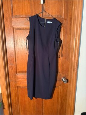 Calvin Klein Navy Sheath Dress